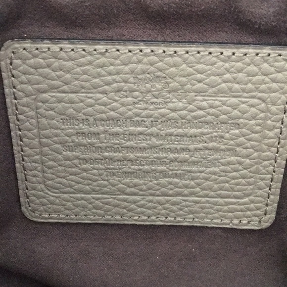 Coach Pebbled Leather Slim Brief - Picture 8 of 11